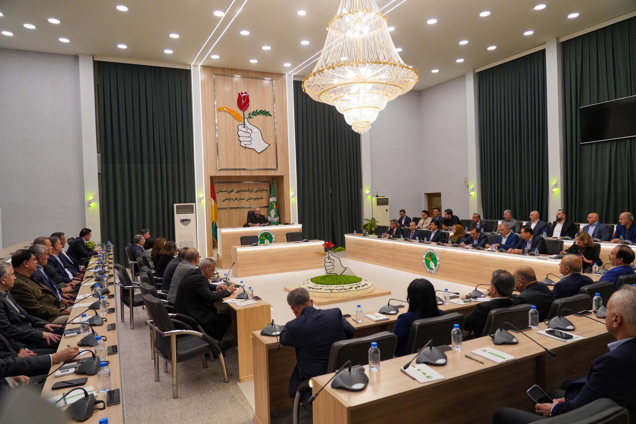 ‎ وتەبێژ و ئەندامانی مەکتەبی سیاسی یەکێتی نیشتمانی کوردستان ھەڵبژێردران