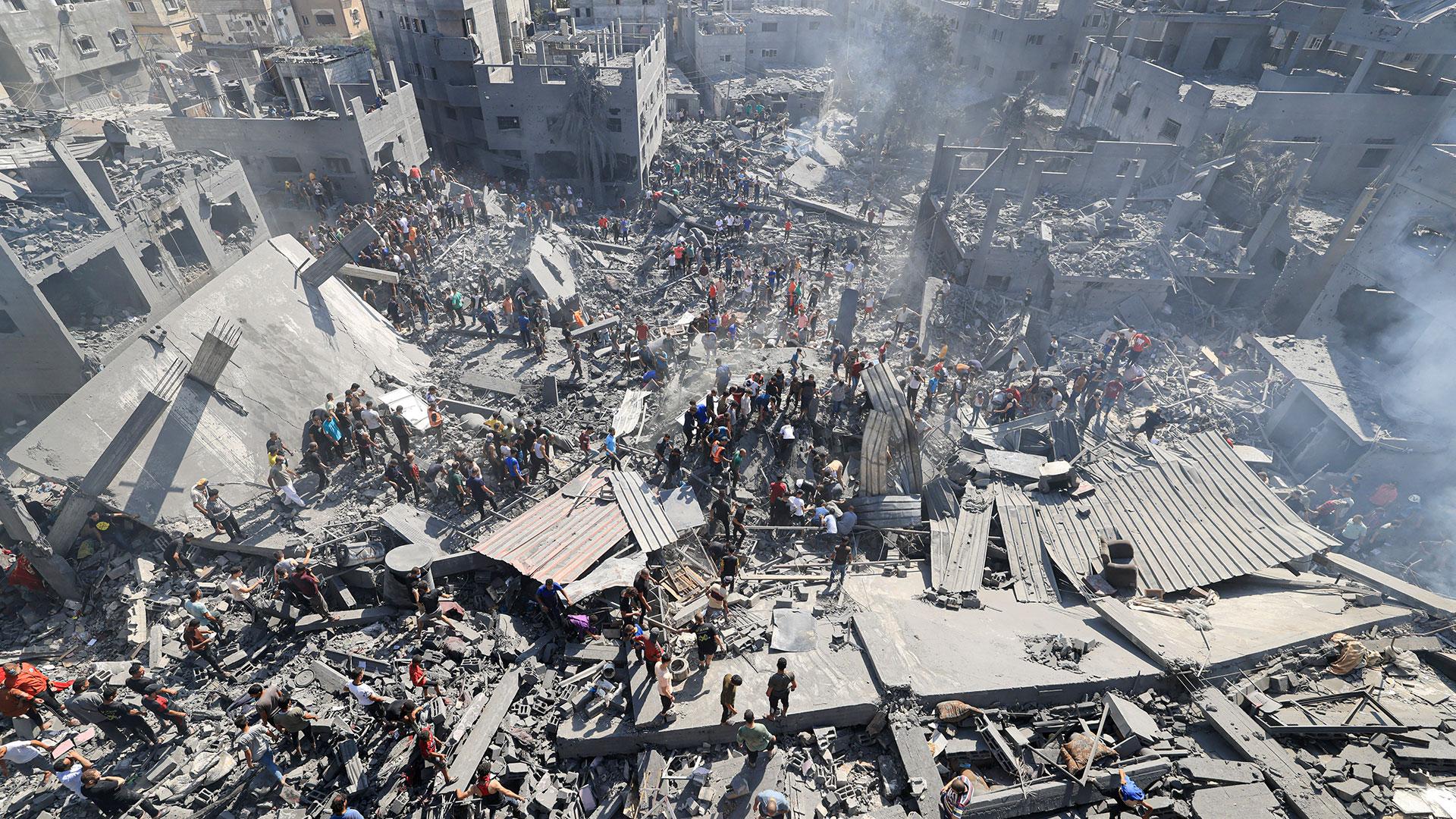 ژمارەی کوژراوانی کەرتی غەززە ٢٣ ھەزار کوژراوی تێپەڕاند