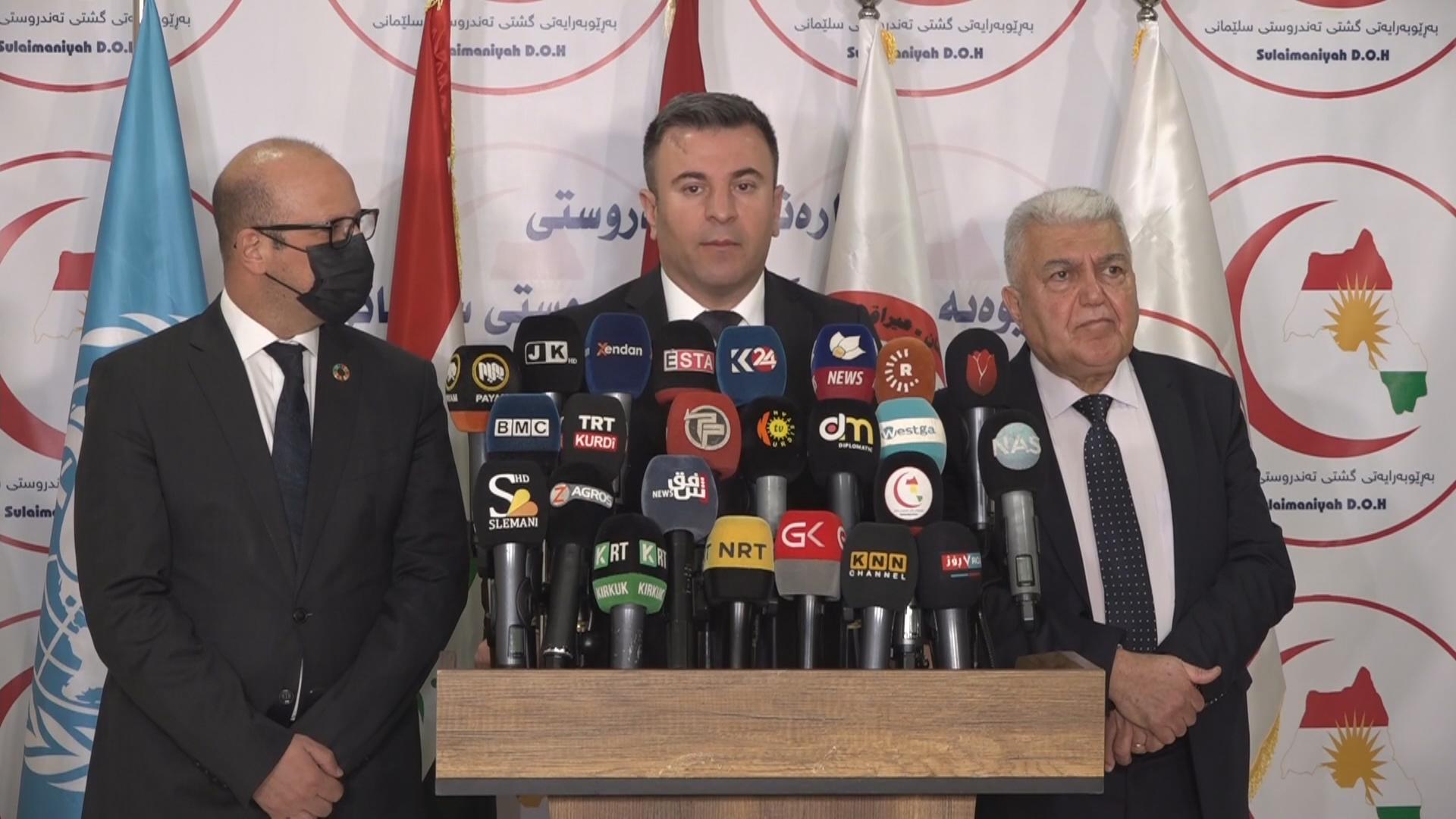 د. سەباح نەسرەدین: لە دوای بەغداد سلێمانی یەکەم پارێزگایە لە بەکارھێنانی ڤاکسین