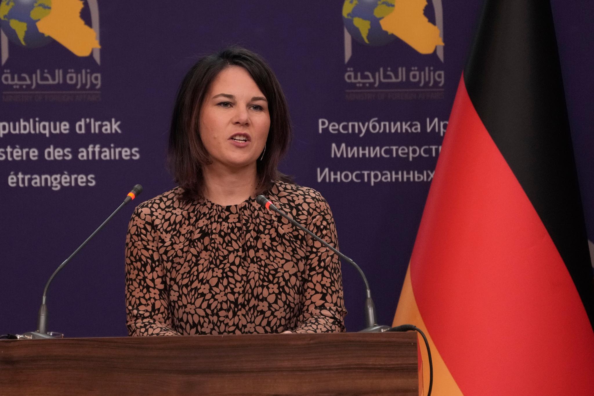 Germany's FM visits Yazidi center in Sinjar