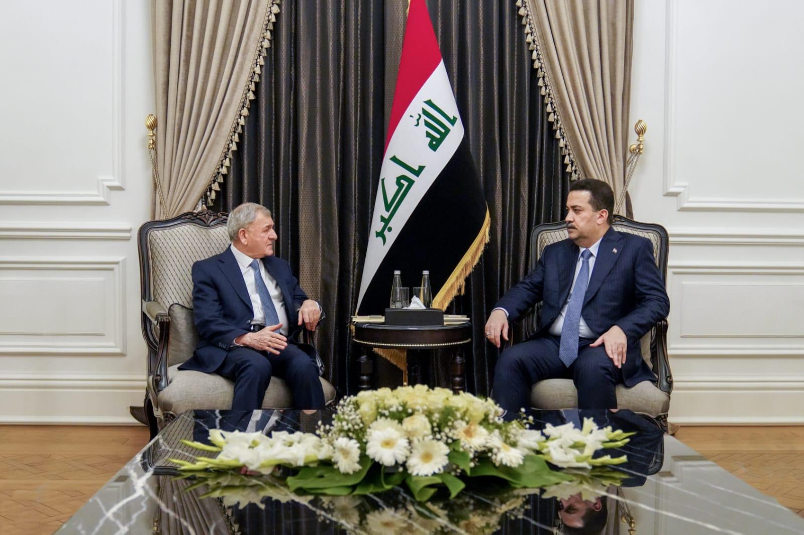 سەرۆککۆمار و سەرۆک وەزیرانی عێراق کۆبوونەوە