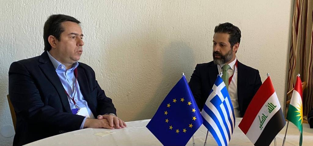 قوباد تاڵەبانی سەبارەت بە کێشەی کۆچبەران لەگەڵ بەرپرسانی باڵای یۆنان کۆبووەوە