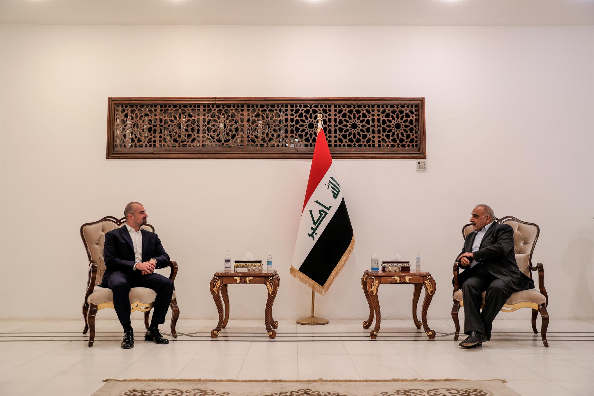 ناوەڕۆکی کۆبوونەوەی بافڵ تاڵەبانی لەگەڵ عادل عەبدولمەھدی 