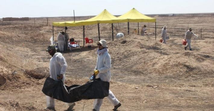 لە شەنگال تەرمی ١١ ھاوڵاتی ئێزدی دەگوێزرێنەوە بۆ ناوچەکانیان