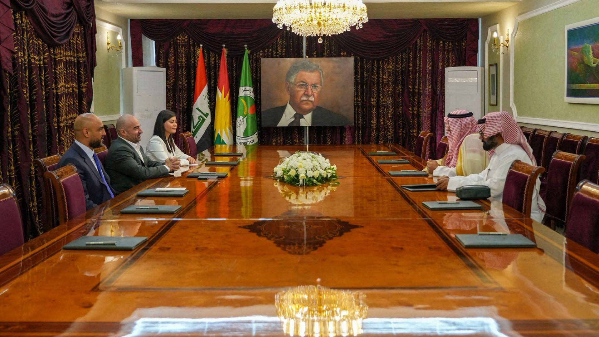 سەرۆک بافڵ: ئامادەین هەموو ئاسانکارییەک پێشکەشی کۆمپانیا و سەرمایەدارانی سعودیە بکەین