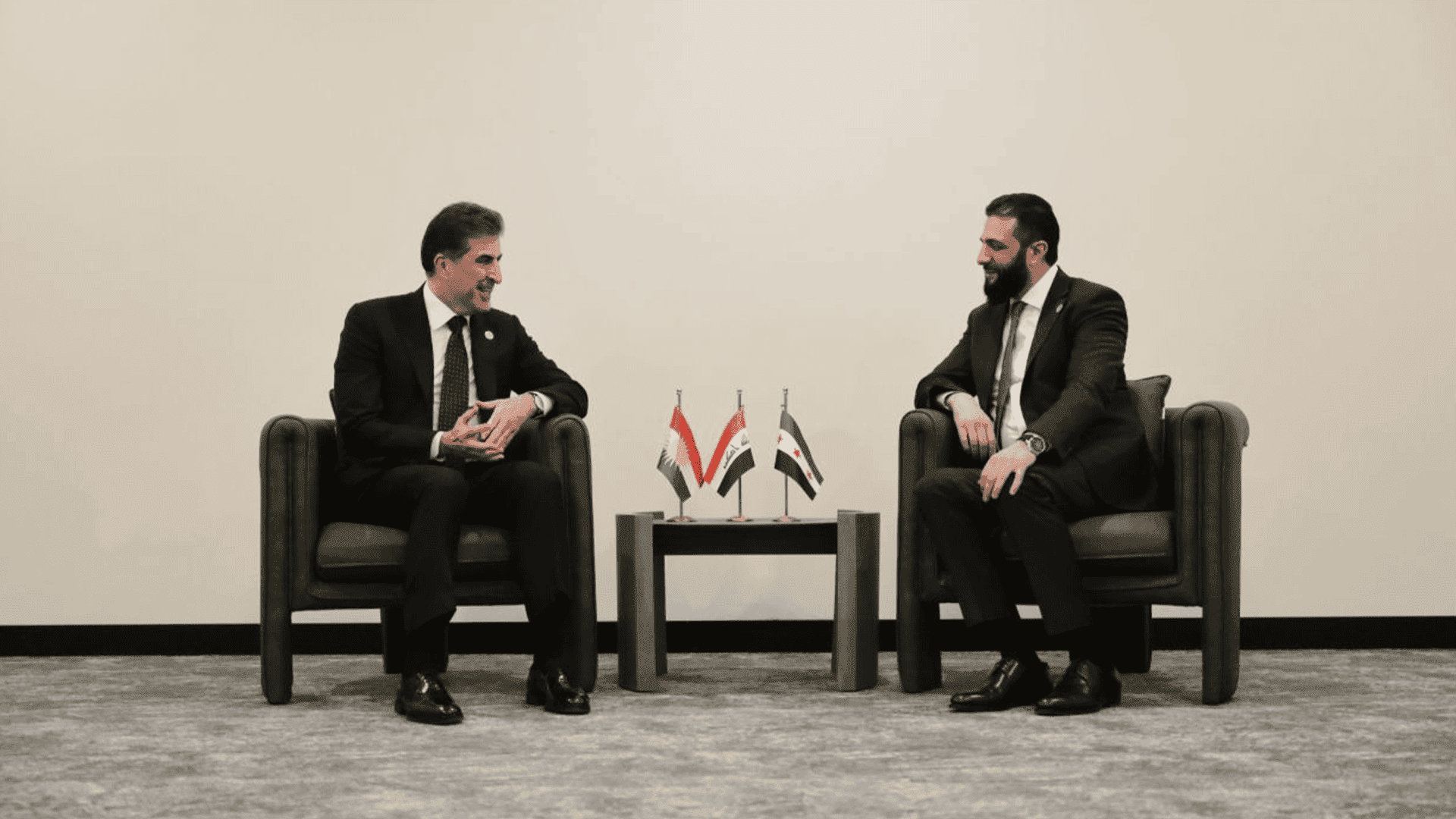 سەرۆکی هەرێم و ئەحمەد شەرع کۆبوونەوە