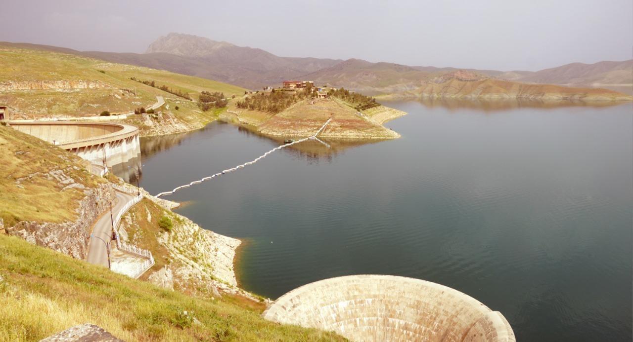 بڕی ئاو لەناو بەنداوی دوکان بە بەراورد بە ساڵی ڕابردوو ٣% کەمیکردووە
