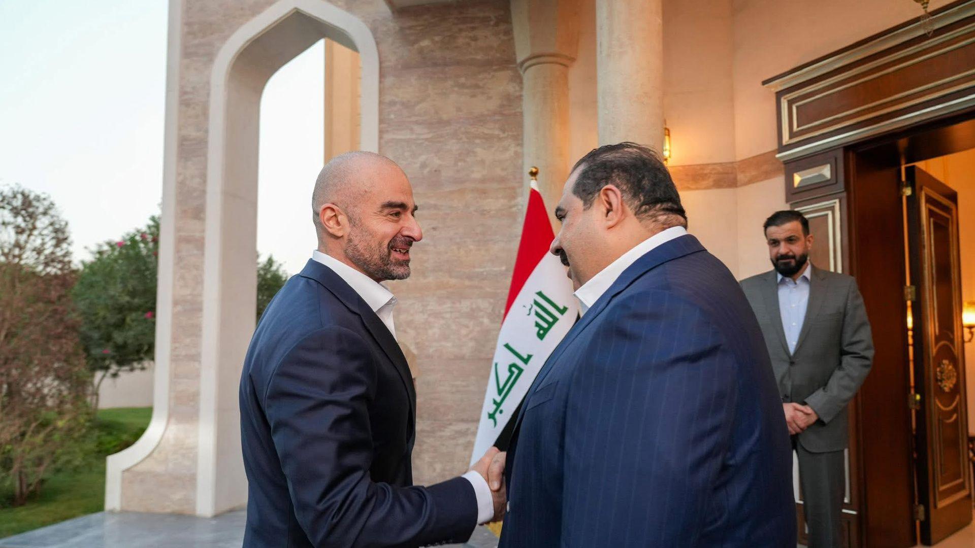 بەغداد؛ سەرۆکی یەکێتیی نیشتمانیی کوردستان و سەرۆکی ھاوپەیمانیی عەزم کۆبوونەوە