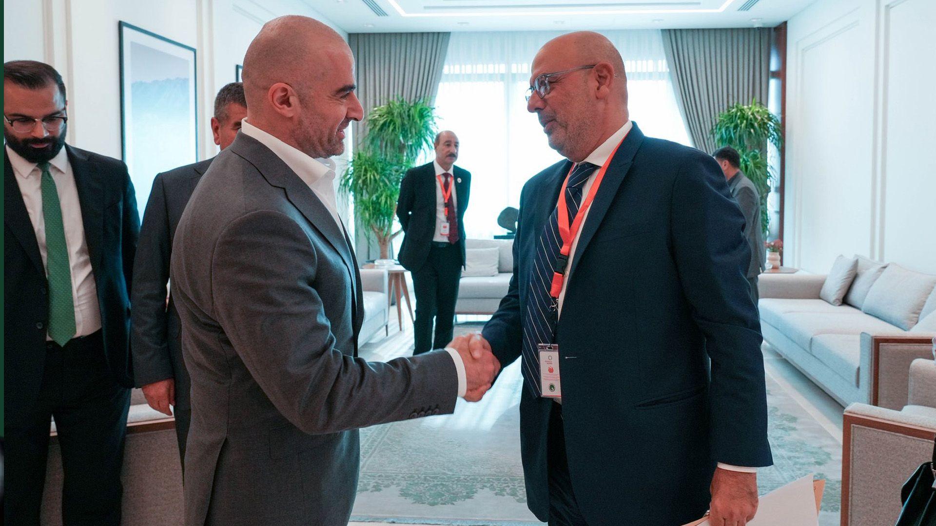 سەرۆکی یەکێتی لەگەڵ جێگری سەرۆکی پارتی سۆسیال دیموکراتی پێشکەوتنخوازی لوبنان کۆبووەوە 