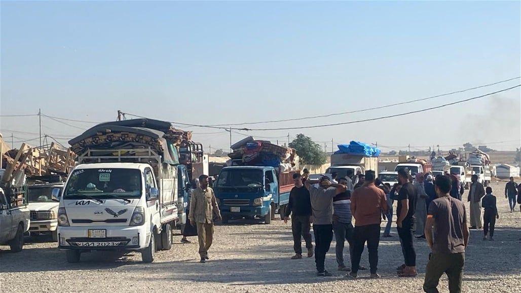 الهجرة:: عودة 767 نازحاً من مخيمات أربيل إلى مناطقهم