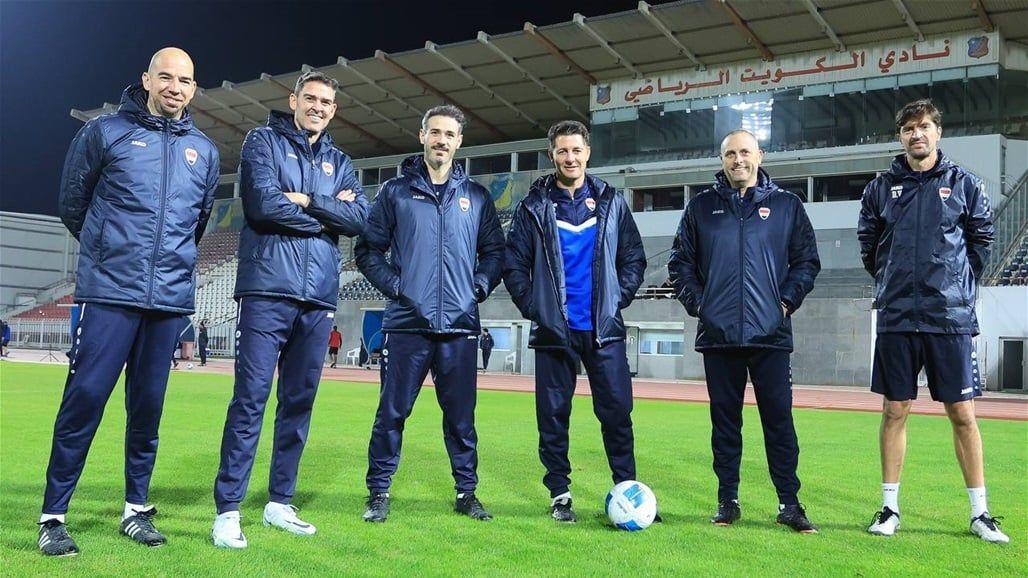 المنتخب العراقي يستعد لمواجهة البحرين غدا