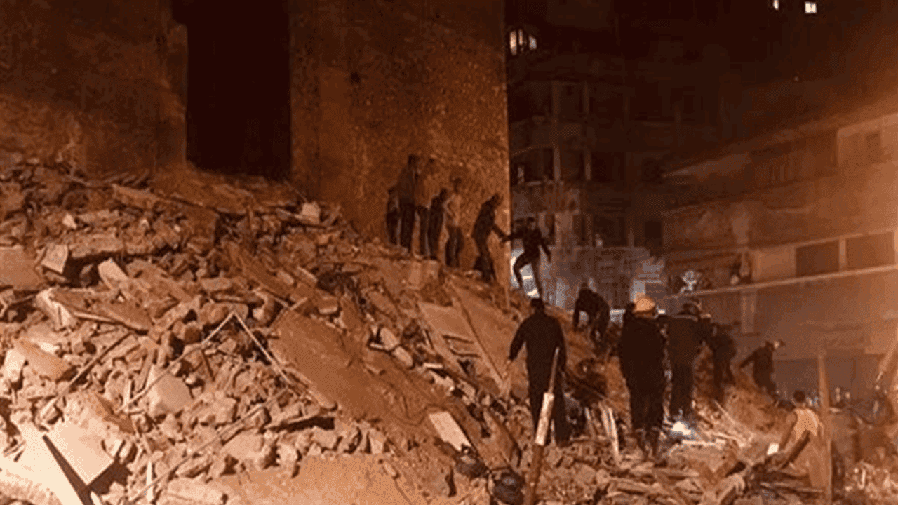 مصر.. انفجار وانهيار عقار في الجيزة