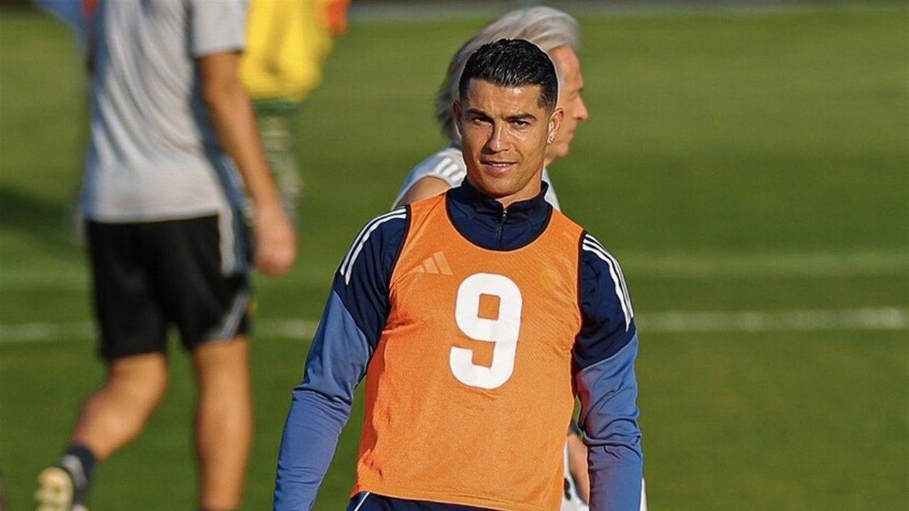 رسالة من رونالدو بعد عودته لتدريبات النصر