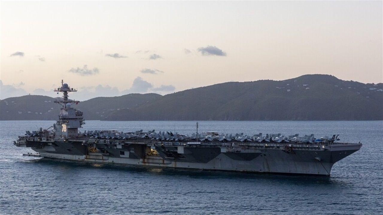 وصول أضخم حاملة طائرات في العالم الى اسرائيل