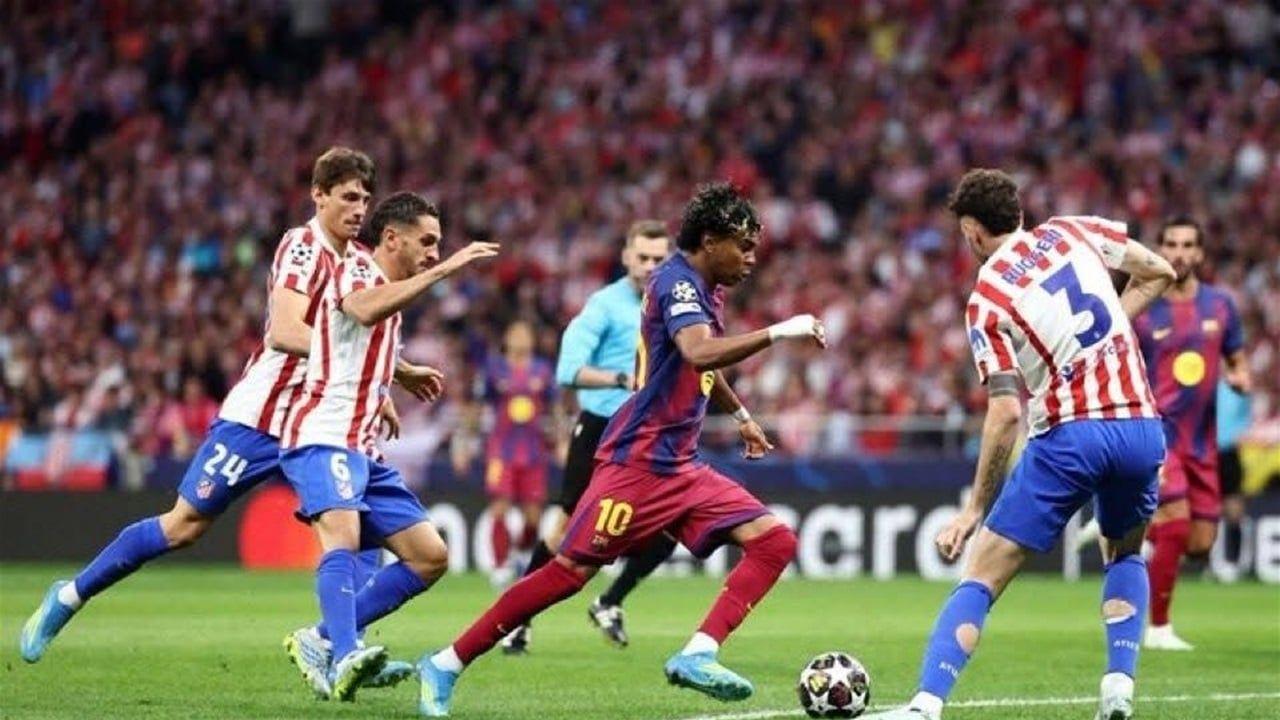 أتلتيكو مدريد يطيح ببرشلونة من ربع النهائي أبطال اوروبا