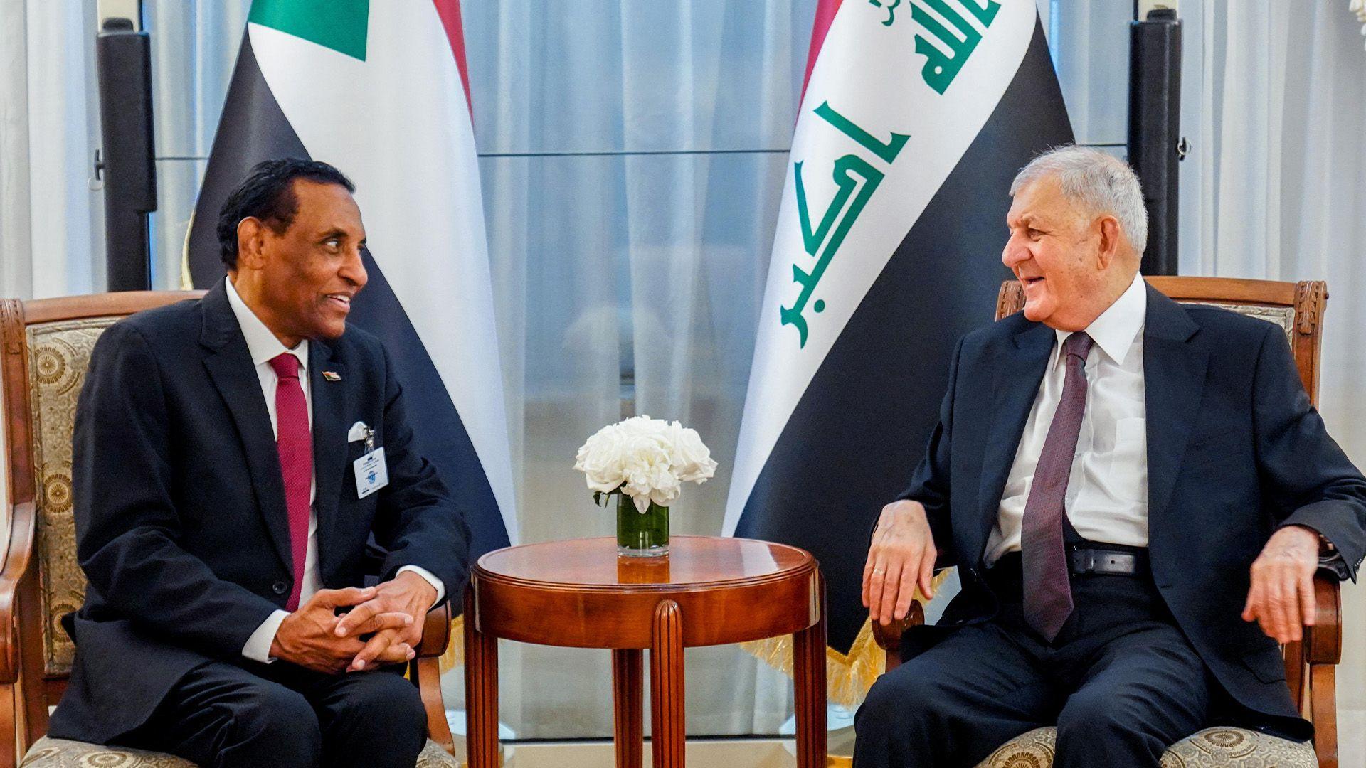 سەرۆک کۆمار لە نیویۆرک پێشوازی لە سەرۆک وەزیرانی سودان کرد و جەختی لە کۆتاییهێنان بە جەنگ کردەوە