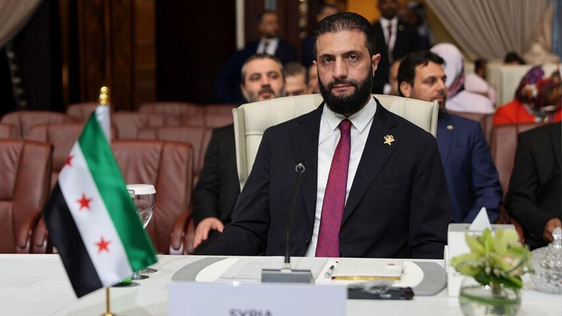 قسەکانی ئەحمەد شەرع لە دەوحە