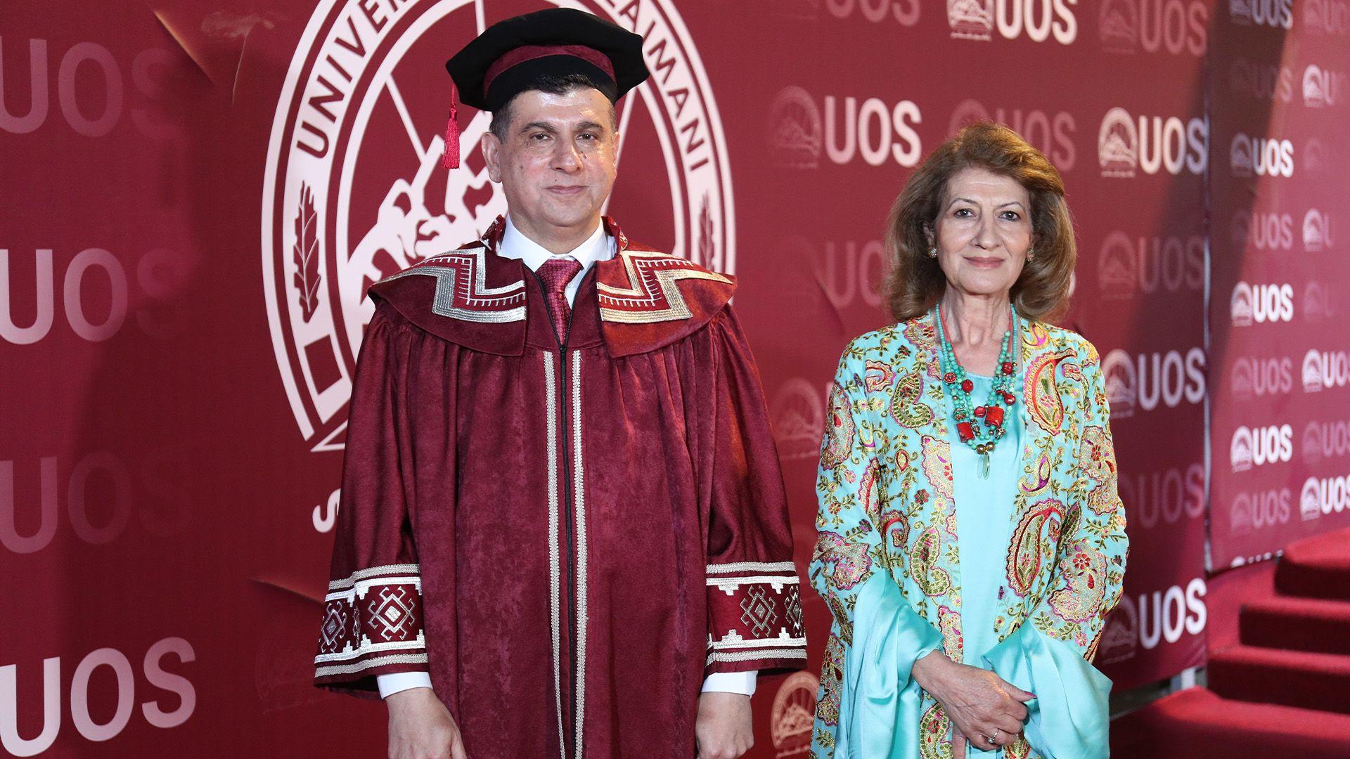 بە ئامادەبوونی خانمی یەکەمی عیراق، زانکۆی سلێمانی 40هەمین خولی دەرچووانی بەڕێکرد