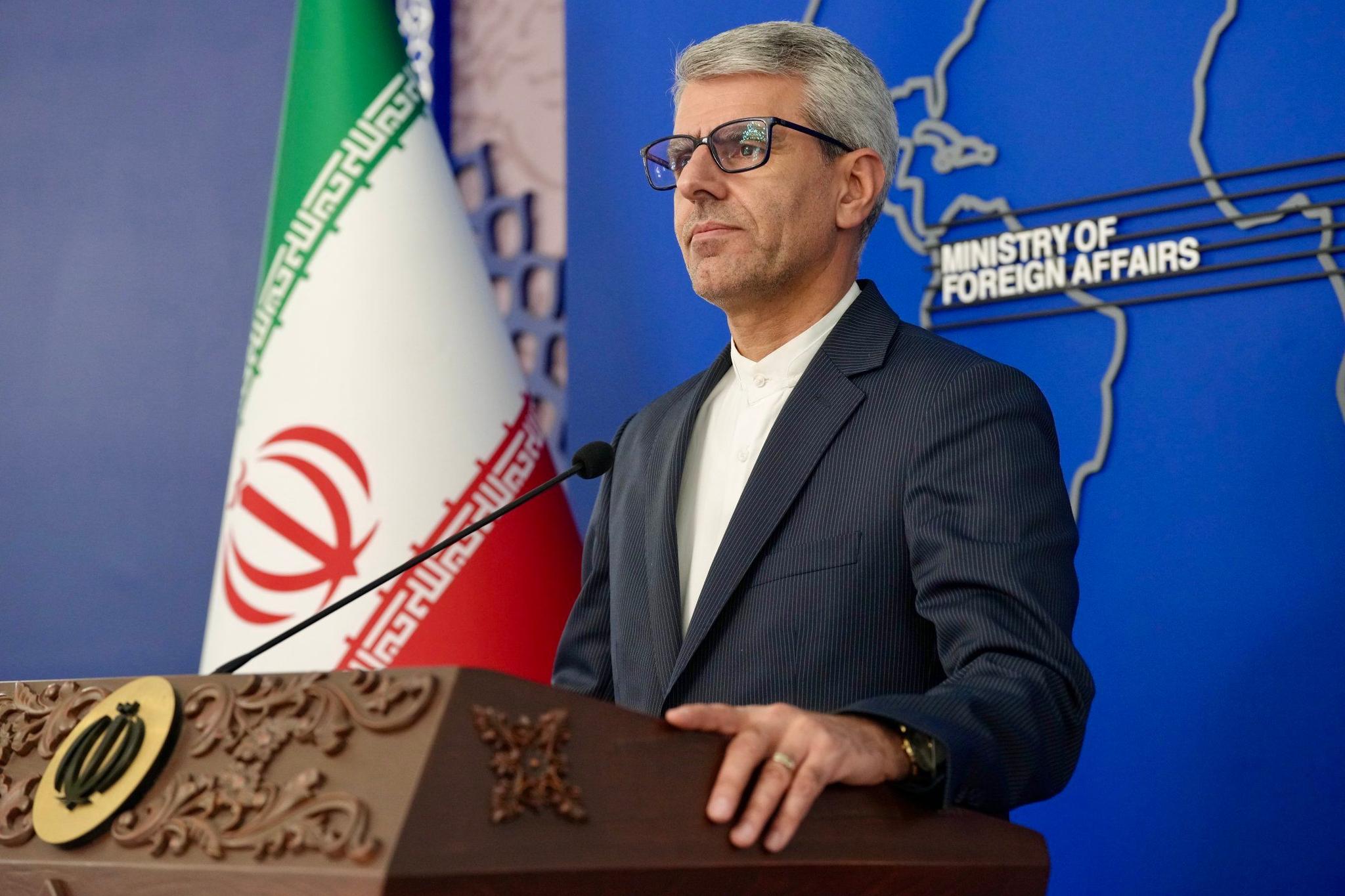 بقائي لنائب  رئيس المفوضية الاوروبية: من فضلك لاتبرري العدوان