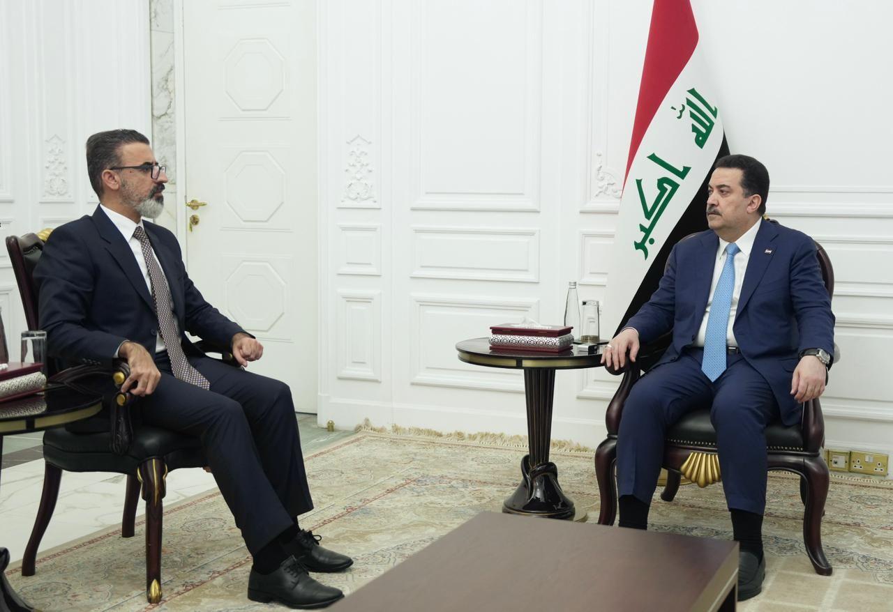 السوداني يستقبل محافظ كركوك ويبحث معه الملفين الأمني والخدمي في المحافظة