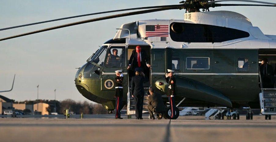 طائرة ترامب تربك أجواء واشنطن