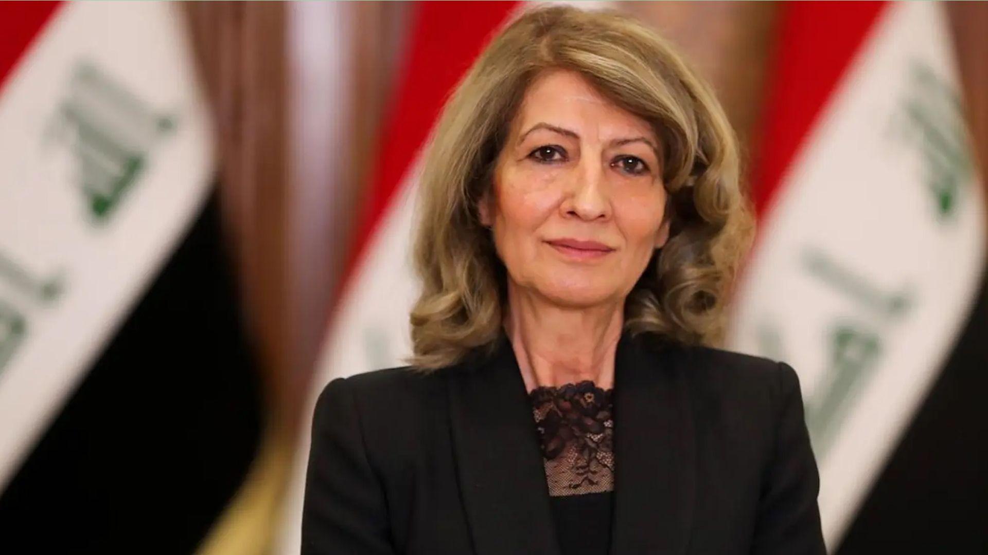 شاناز ئیبراهیم ئەحمەد خانمی یەکەمی عیراق پەیامێکی پرسە و سەرەخۆشی ئاڕاستەی بنەماڵەی فەرماندەی کۆچکردوو مامە غەفە کرد