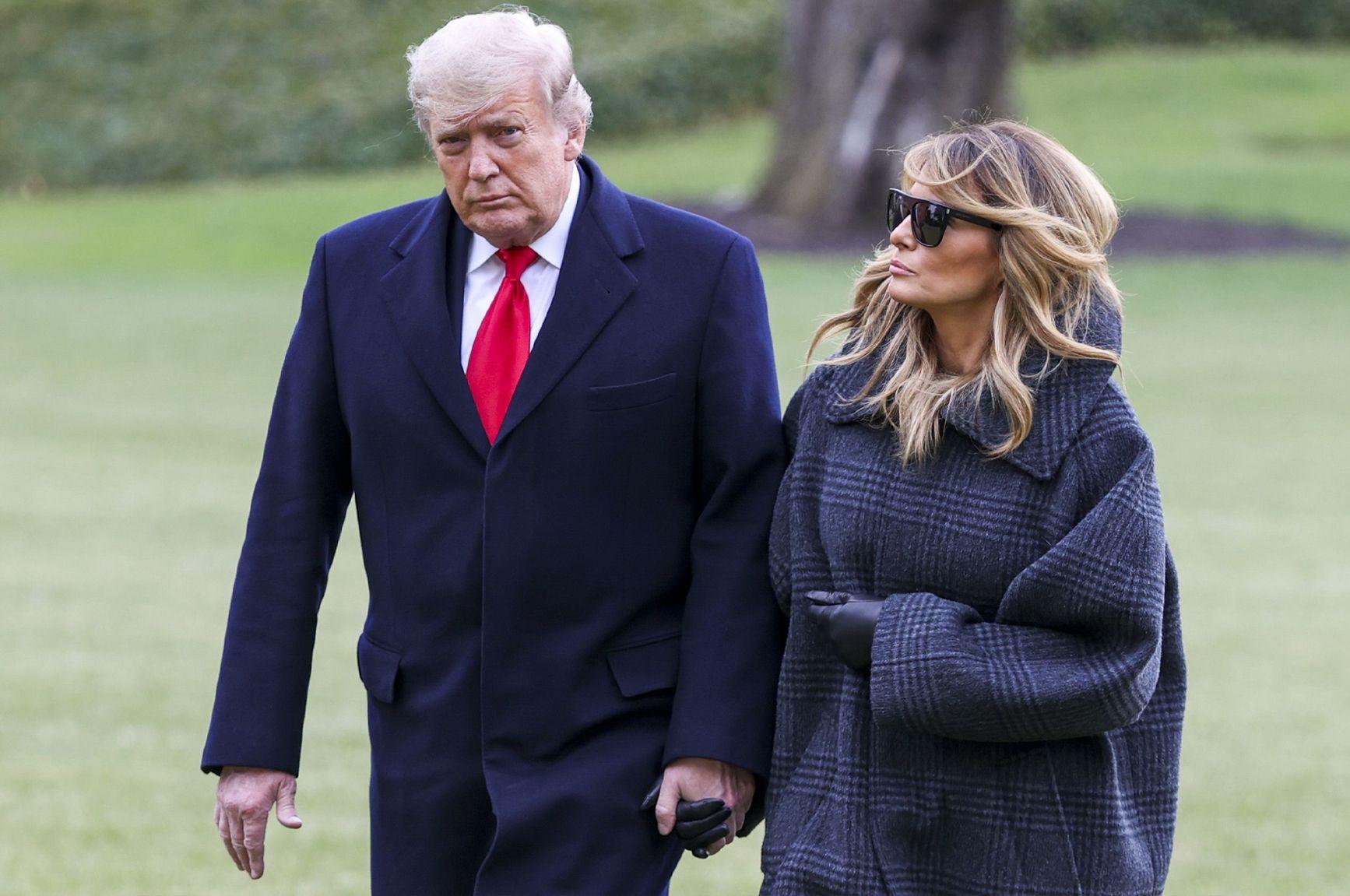 دونالد ترامب وزوجته سيزوران المملكة المتحدة الأسبوع القادم