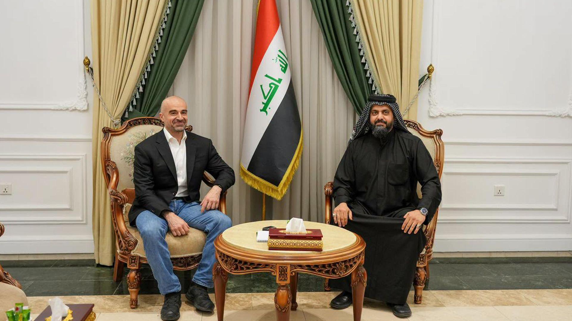 بافڵ جەلال تاڵەبانی لە بەغداد لەگەڵ قەیس خەزعەلی کۆبووەوە