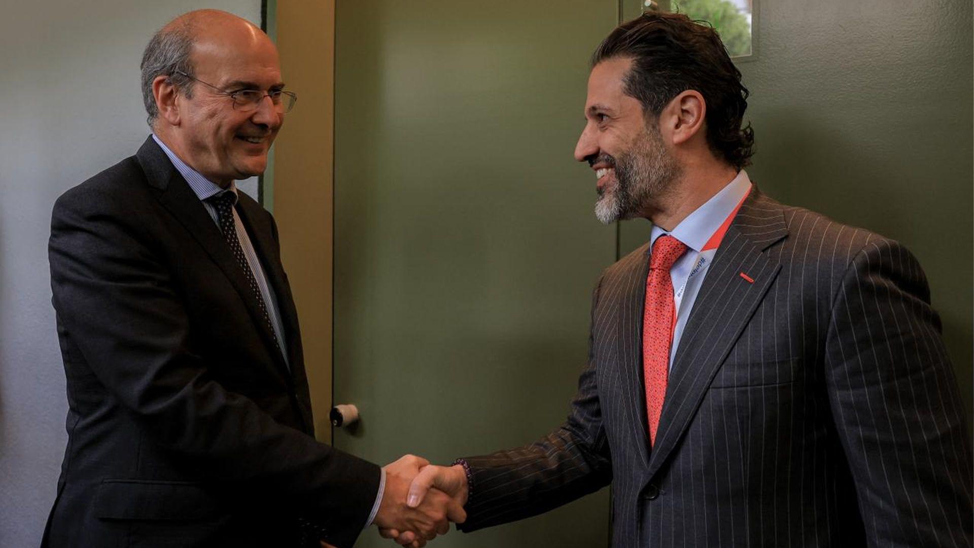 قوباد تاڵەبانی و جێگری سەرۆک وەزیرانی یۆنان کۆبوونەوە