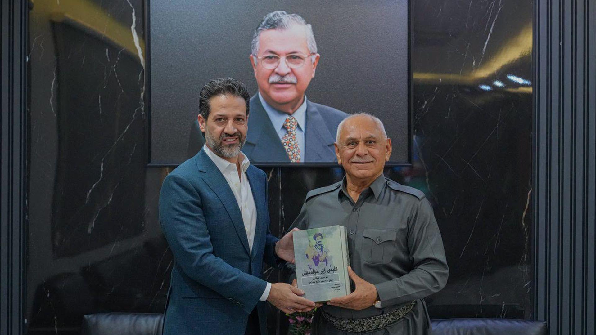 قوباد تاڵەبانی و جەعفەر شێخ مستەفا کۆبوونەوە