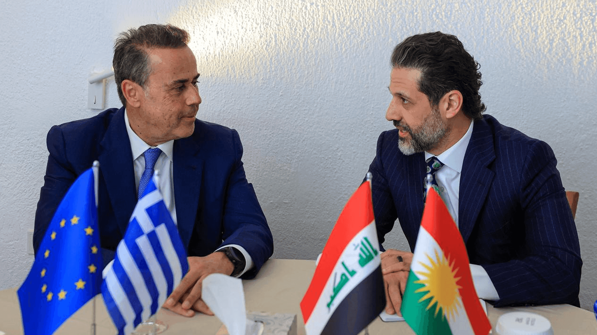 قوباد تاڵەبانی لەگەڵ وەزیری ژینگە و وزەی یۆنان کۆبووەوە