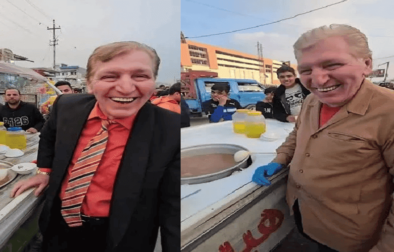 ترامب في بغداد.. قصة بائع "لبلبي" عراقي خطف الأنظار