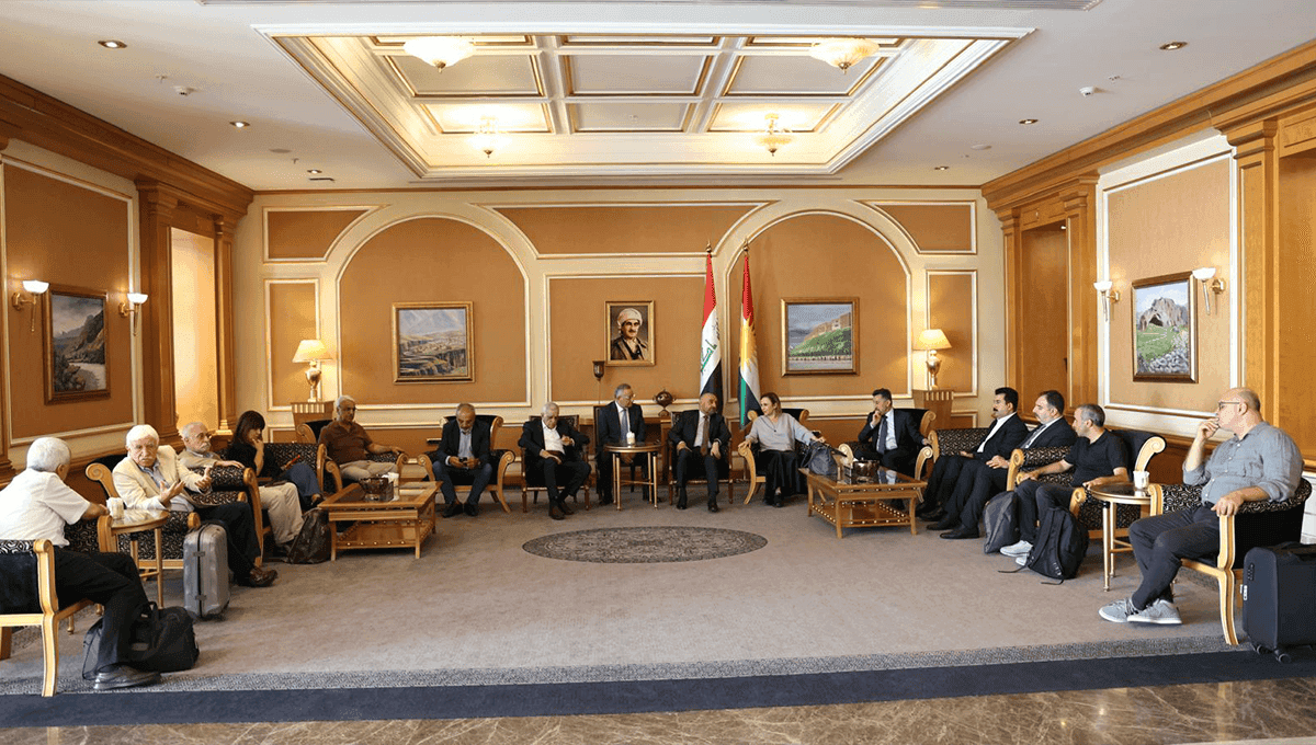 وەفدێکی دەمپارتی گەیشتنە هەولێر