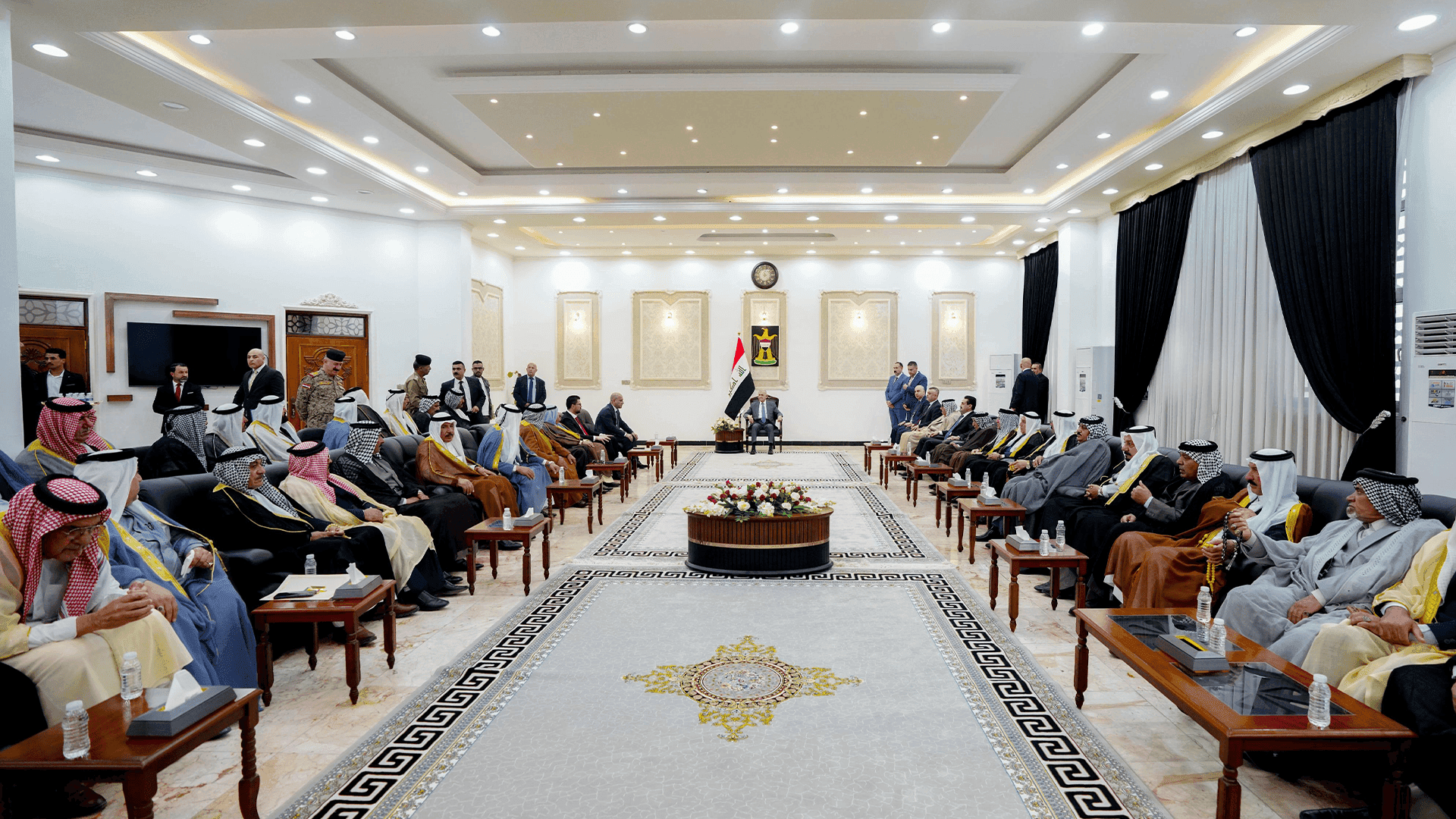 سەرۆک کۆمار رۆڵی هۆزەکانی لە پاڵپشتیکردنی دەوڵەت و پتەوکردنی سەروەری یاسا بەرز نرخاند 