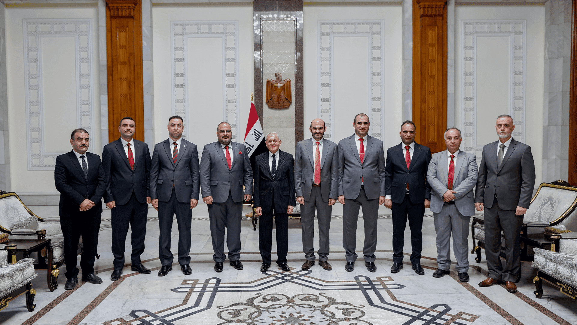 سەرۆک کۆمار پێشوازی لە سەرۆک و ئەندامانی ئەنجومەنی خزمەتی فیدراڵی کرد