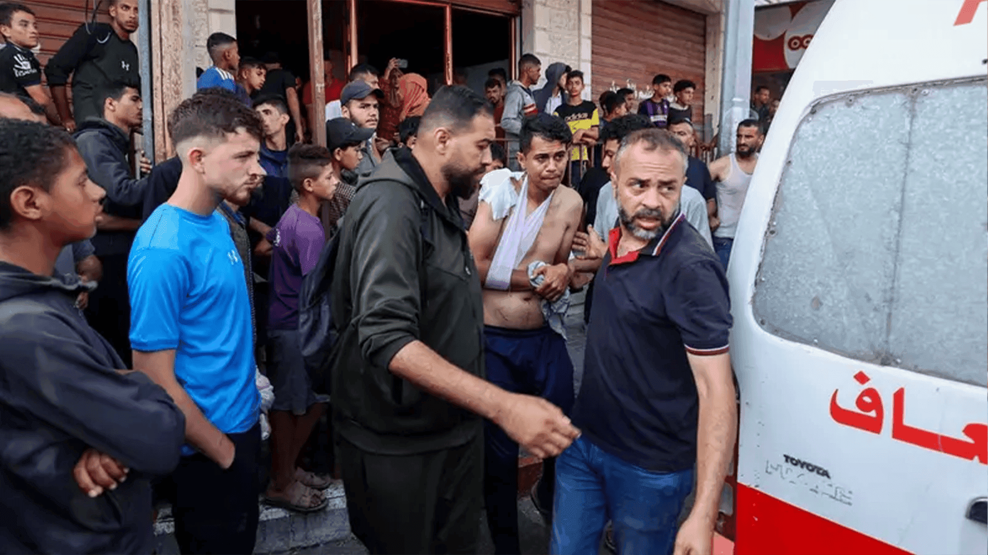 غەززە...لە کاتی دابەشکردنی خواردن 23 کەس لەلایەن سوپای ئیسرائیلەوە کوژران