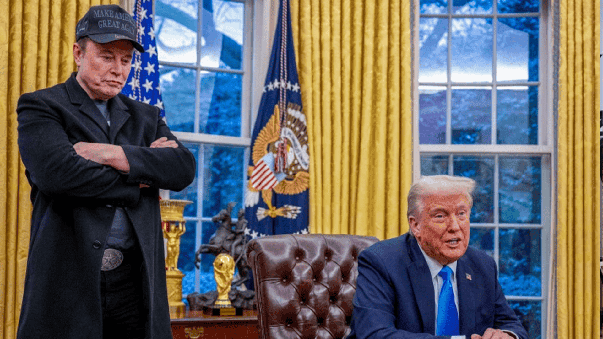 ترەمپ: شتێکی باشە کە مەسک دەڵێت پەشیمانم