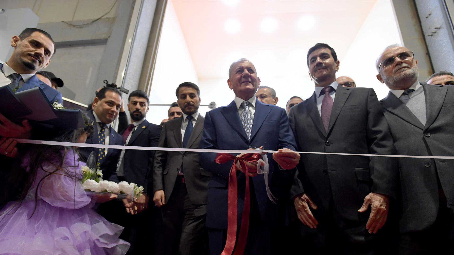 سەرۆک کۆمار پێشانگەی نێودەڵەتی پەرتوکی نەجەف دەکاتەوه