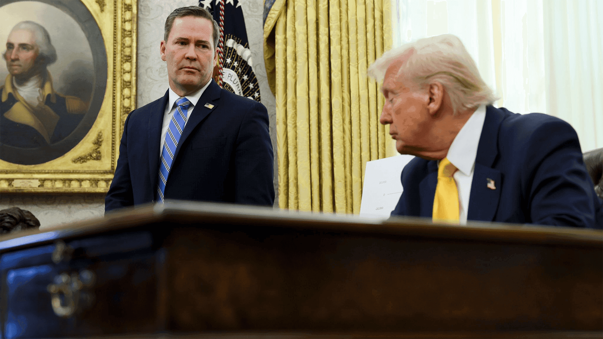 میدیا ئەمریکیەکان: مایک واڵتز و جێگرەکەی لە پۆستەکانیان لادران