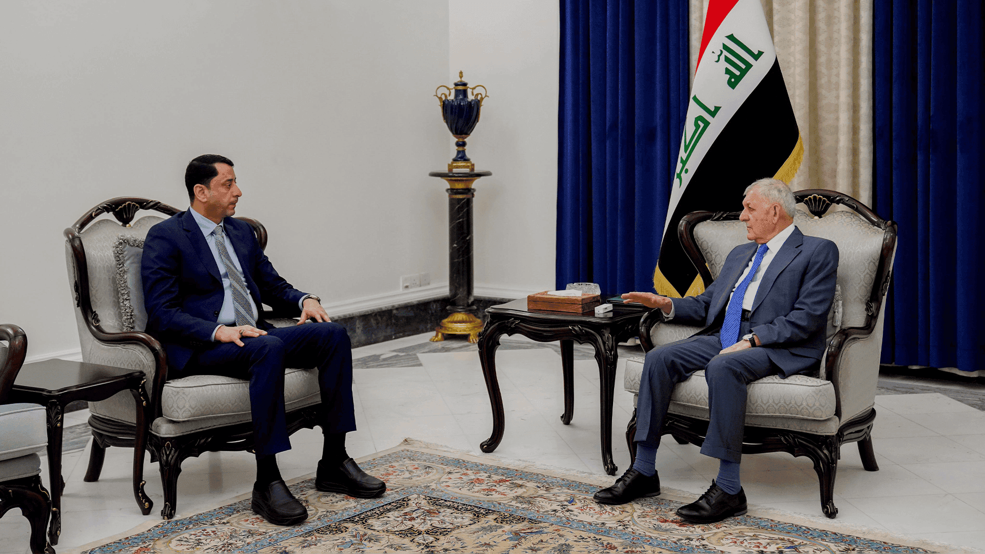 سەرۆک کۆمار پێشوازی لە ئەمینداری گشتی ئەنجوومەنی وەزیران دەکات