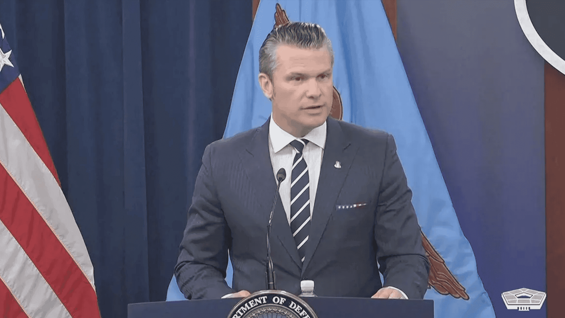 هێگسێت: لێدانەکان ورد و راستەوخۆ بوون و سەرکەوتنی ناوازەیان بەدەستهێنا