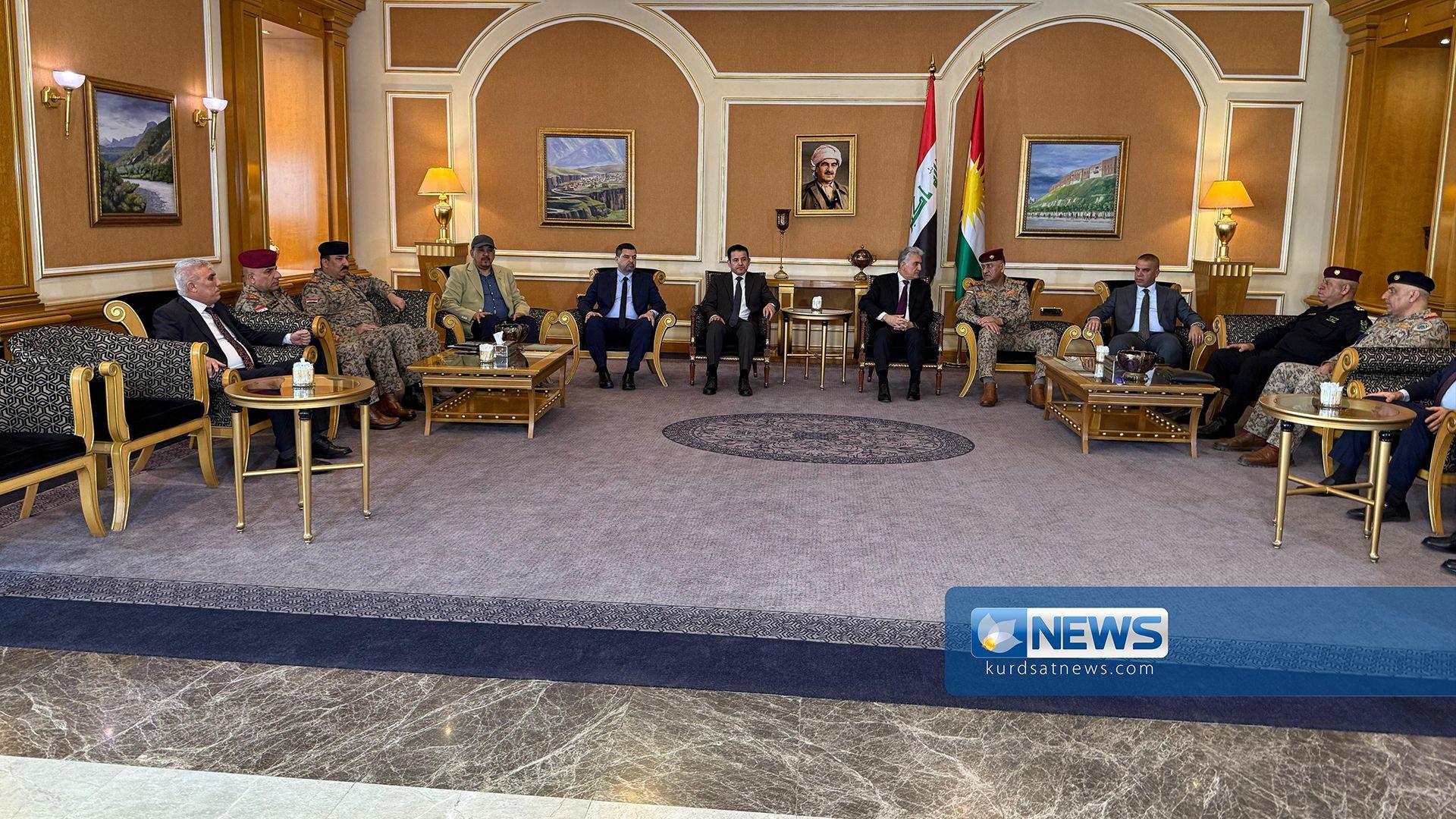 وەفدێكی باڵای ئەمنی عیراق بە سەرۆكایەتی قاسم ئەعرەجی گەیشتە هەولێر