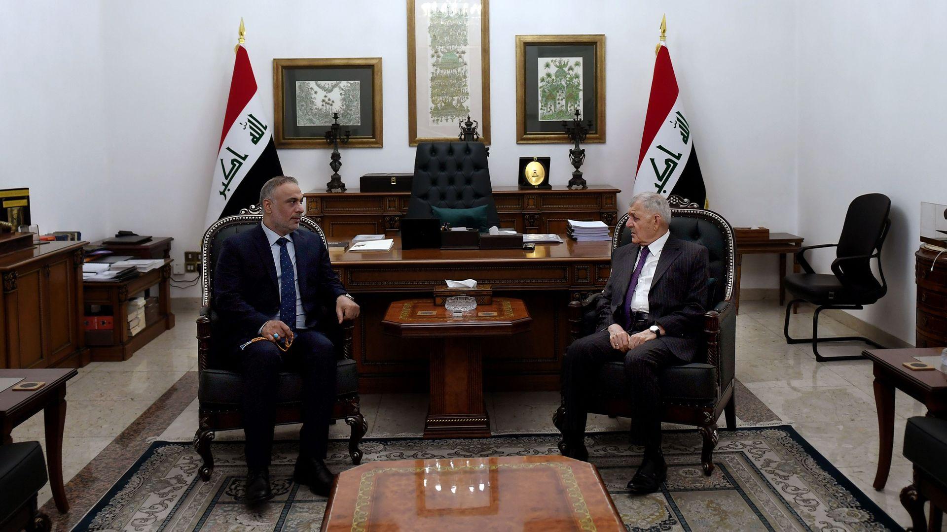 سەرۆک کۆمار پێشوازی لە سەرۆکی هاوپەیمانی نەهجی نیشتمانی دەکات