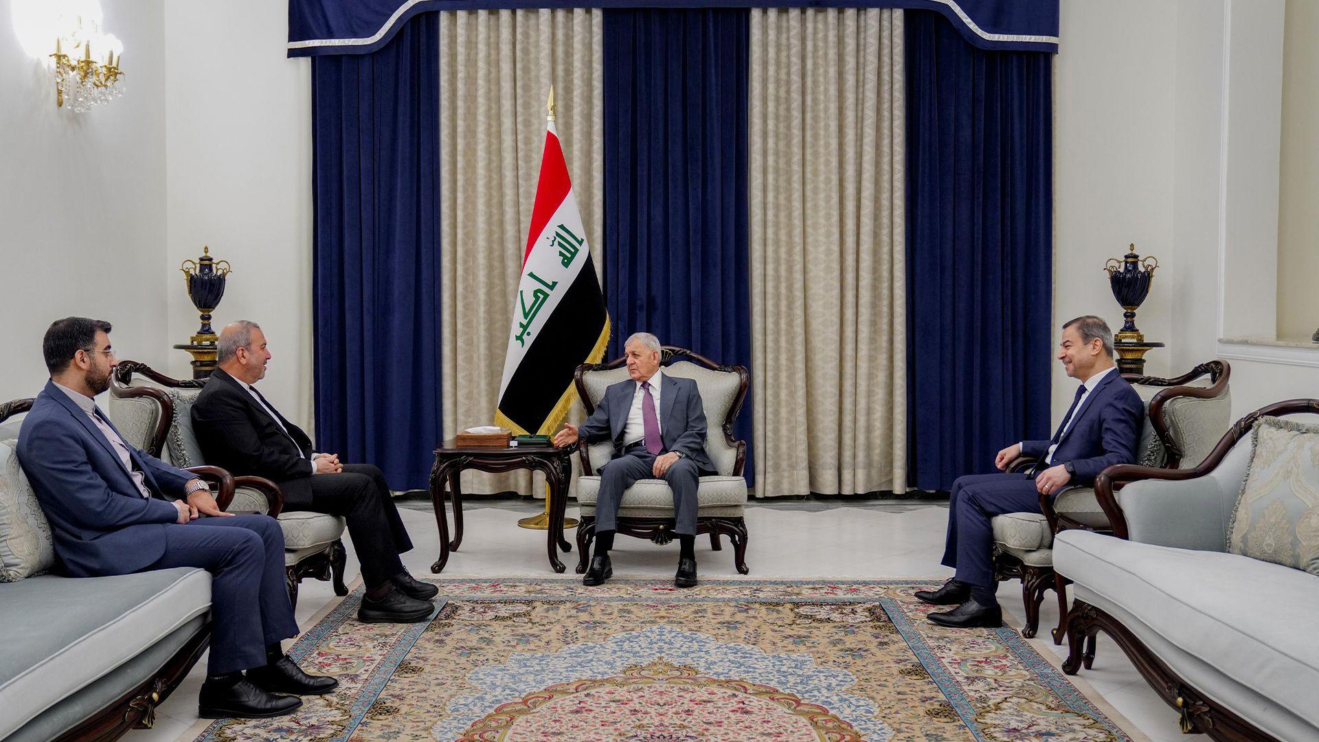 سەرۆک کۆمار پێشوازی لە باڵیۆزی ئێران دەکات