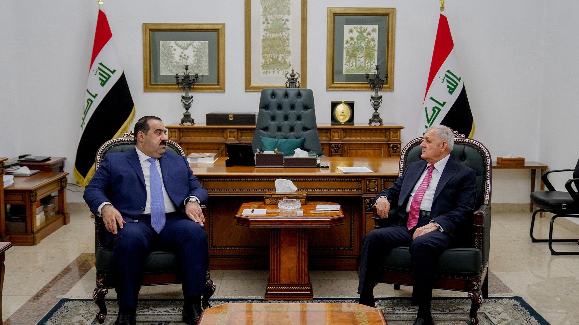 سەرۆک کۆمار پێشوازی لە سەرۆکی هاوپەیمانی عەزم دەکات