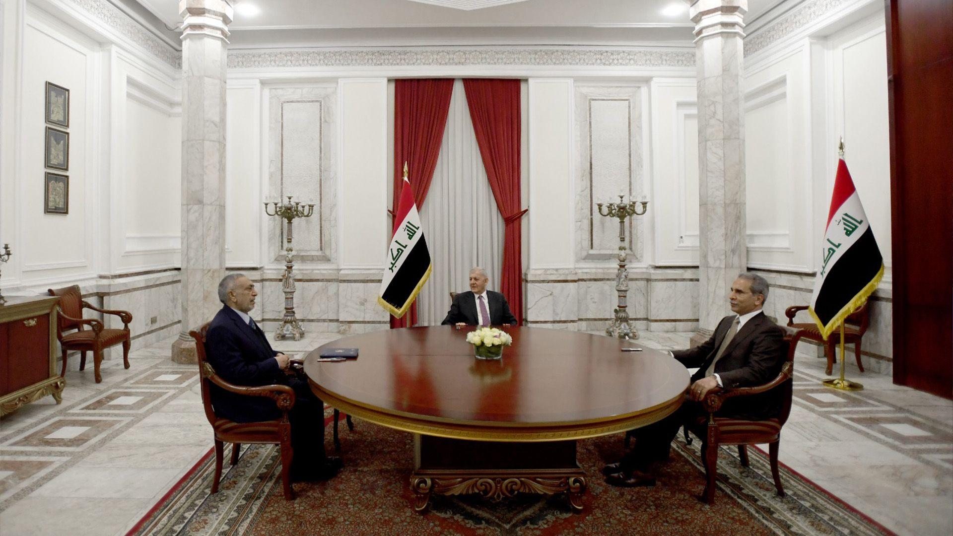 سەرۆکایەتییەکان کۆبونەوەیەک لە کۆشکی بەغداد ئەنجام دەدەن 