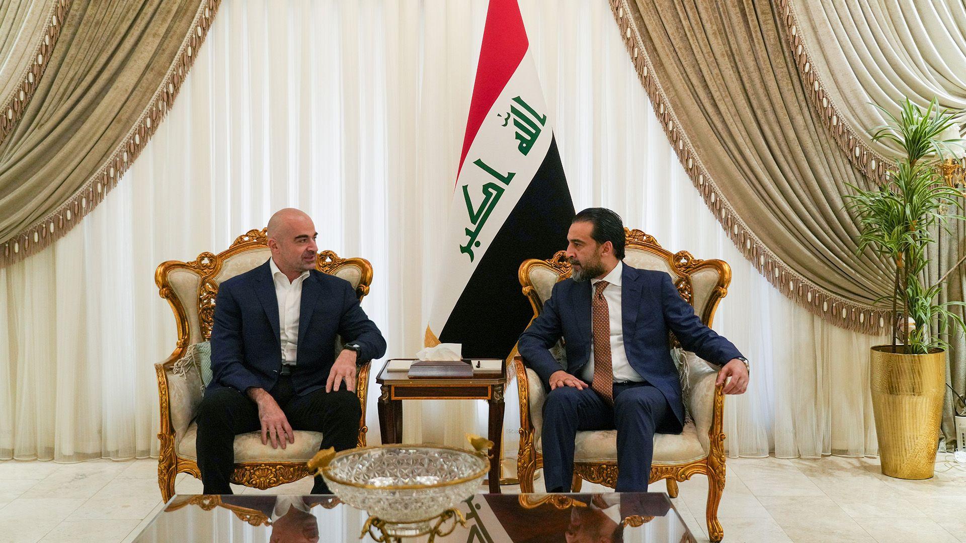 بافڵ جەلال تاڵەبانی و محەمەد حەلبووسی جەخت لە پابەندبوون بە دەستوور دەکەنەوە