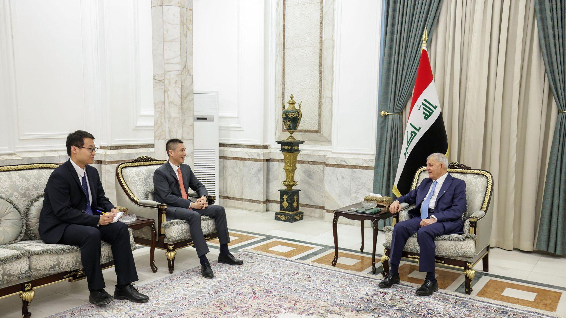 سەرۆک کۆمار پێشوازی له باڵیۆزی کۆماری چین کرد