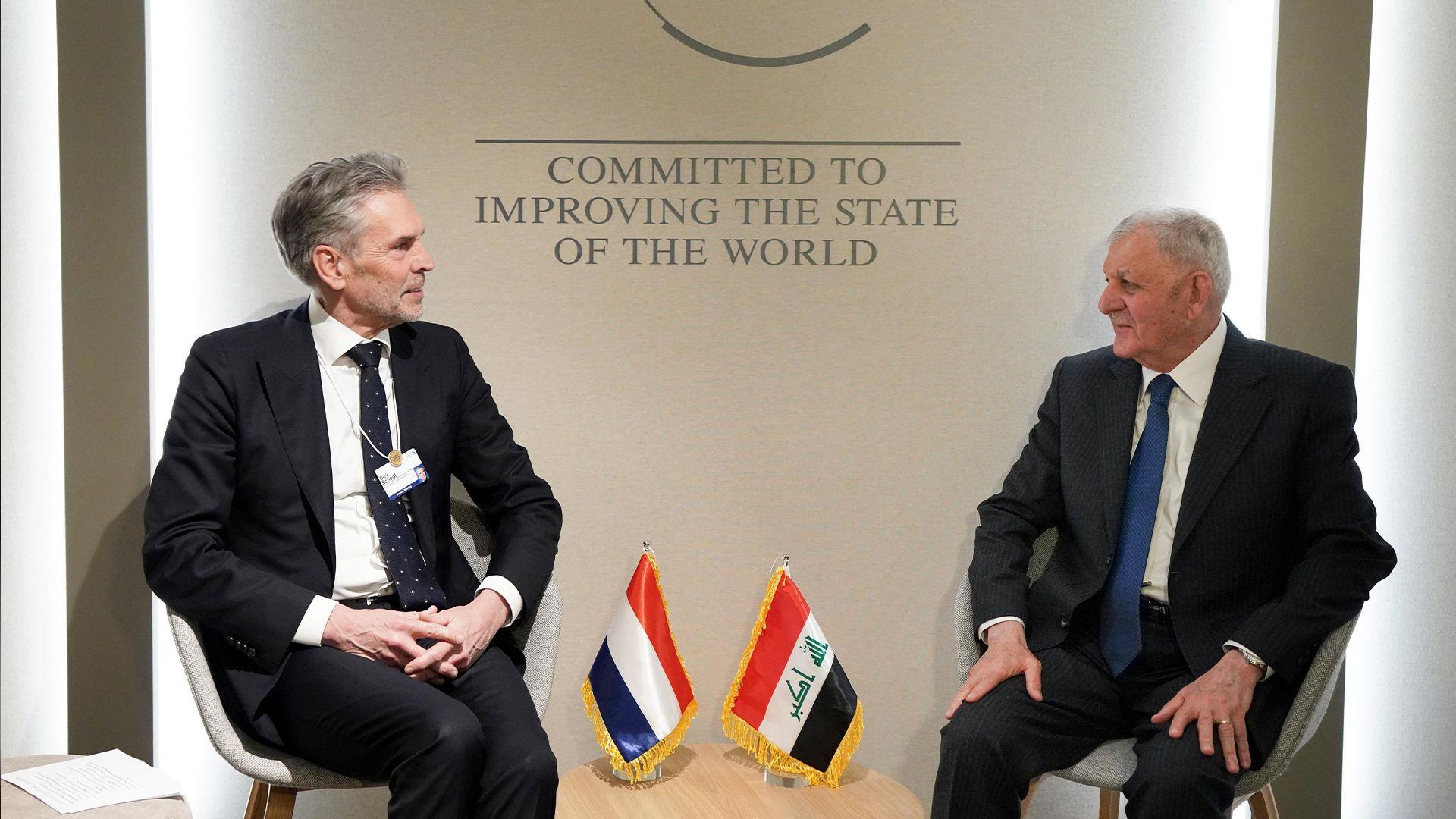 سەرۆک کۆمار چاوی بە سەرۆک وەزیرانی هۆڵەندا دەکەوێت