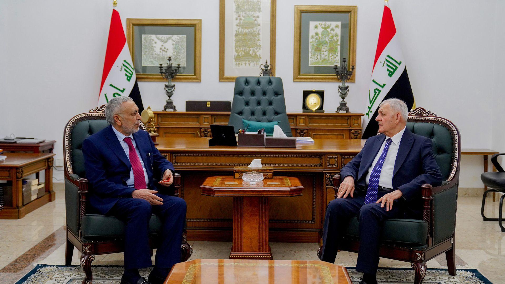 سەرۆك کۆمار پێشوازی لە سەرۆکی ئەنجومەنی نوێنەران دەکات